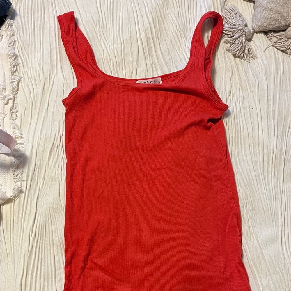 rag & bone Vibrant Red Tank Top